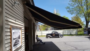 Shade under a sunesta sunstyle retractable awning